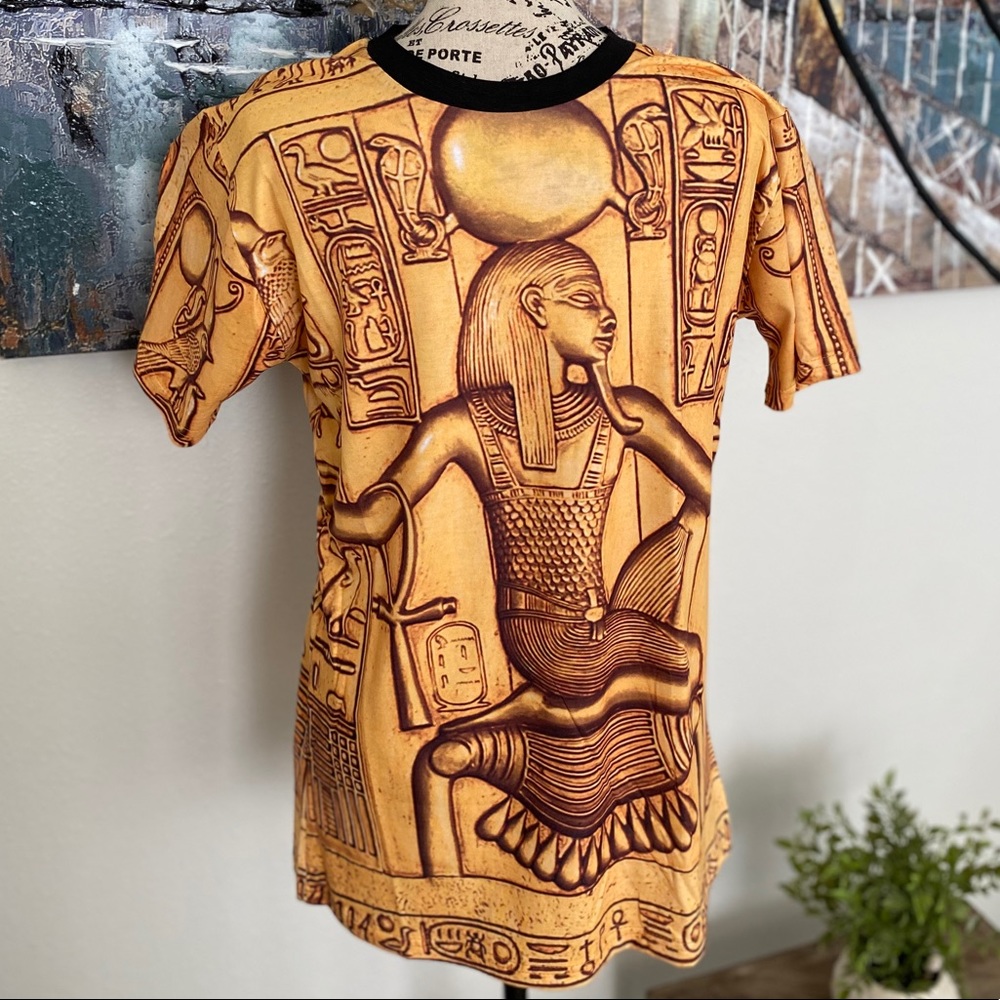 Glaenohy Paris Egypt print shirt